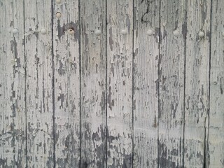 Fototapeta premium clôture en bois avec peinture écaillée. Texture