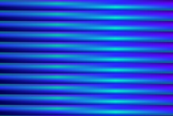 Fototapeta premium Background with a gradient effect of volumetric horizontal stripes in different shades of blue and purple for textiles