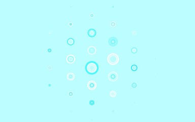 Light Pink, Blue vector template with circles.
