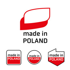 Wyprodukowano w Polsce PRODUKT POLSKI made in poland znak ikona symbol na opakowania