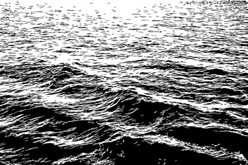 Waves on the Ocean Illustration