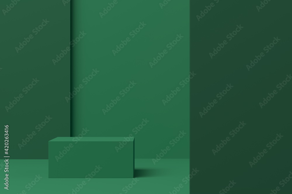 Poster abstract background minimal style for product branding. mock up scene and empty space. 3d render