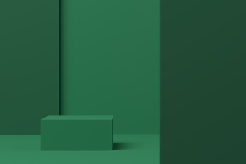 Abstract background minimal style for product branding. Mock up scene and empty space. 3d render