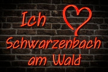 Obraz premium Schwarzenbach am Wald