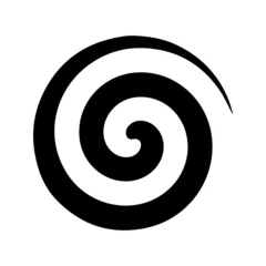 Poster Im Rahmen Set of spiral and swirls logo design elements, icons, symbols, and signs. © Gurunath