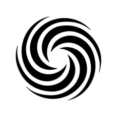 Foto auf Alu-Dibond Set of spiral and swirls logo design elements, icons, symbols, and signs. © Gurunath