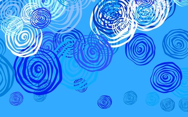 Light Pink, Blue vector elegant background with roses.