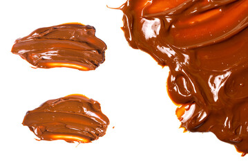 Sweet caramel pattern, top view.