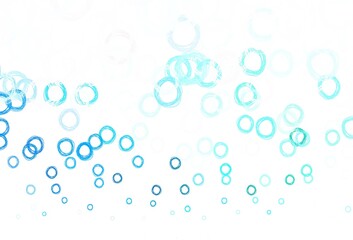 Light Blue, Green vector background with spots.
