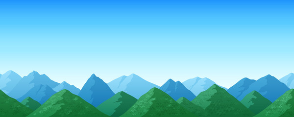 草原と山の風景動画 横スクロールゲームの背景 ループ Wall Mural ふわぷか 草原と山の風景動画 横スクロールゲームの背景 ループ Wall Mural ふわぷか