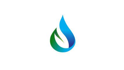 Creative Drop Leaf Symbol Vector Logo Design Symbol Vector