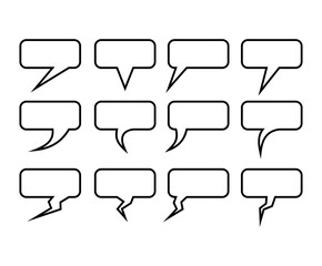 Obraz premium call out and talk icon collection