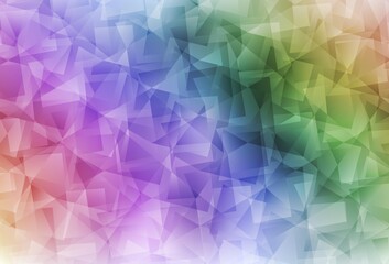 Obraz premium Light Multicolor vector polygonal template.