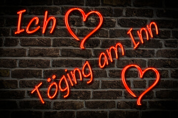 Obraz premium Töging am Inn