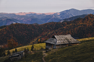 old house in the mountains
