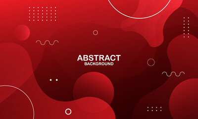 Abstract red wave background. Dynamic shapes composition. Eps10 vector