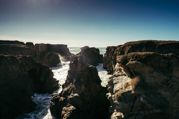 Marie Venell cap rocks on Quiberon coast