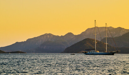 sailboat in the bay