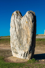 Heart shaped menhir of Beg er goz lannec