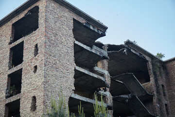 Building about to be demolished.