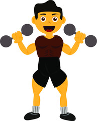 Unique and cool burble character emoticons