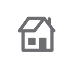 House vector icon. Home pictogram.