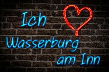 Obraz premium Wasserburg am Inn