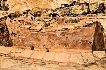A view of the Old Roman Fortress of Beit Shean in Israel