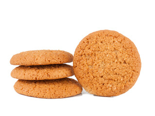 Corn cookies isolated on a white background