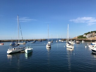 Obraz premium boats in the harbor