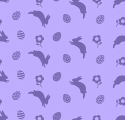 Happy easter day. Colorful easter egg pattern seamless background. design for mask face, pillow, clothing, fabric, gift wrap. Vector.