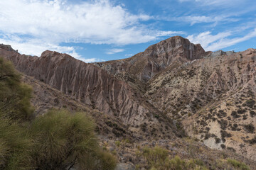 mountainous area in southern Spai