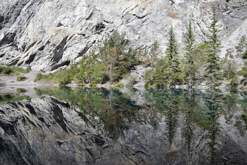 Mountain Reflections on Water