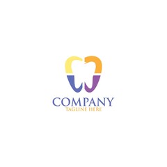 monogram logo dental