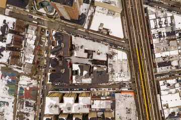 Snow Covered Brighton Beach