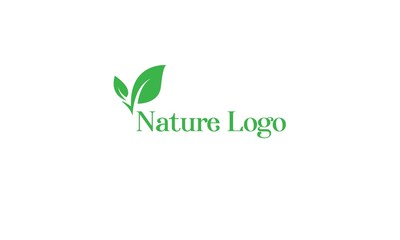 Eco friendly nature logo