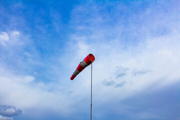 old flagpole at the abandoned airport