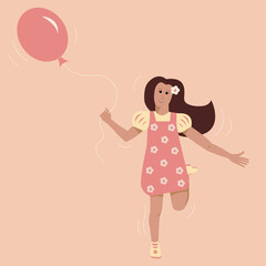 girl with a balloon