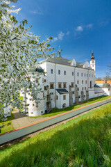 Fototapeta na wymiar Renaissance castle in town Pardubice