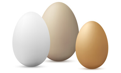 Happy Easter eggs colored