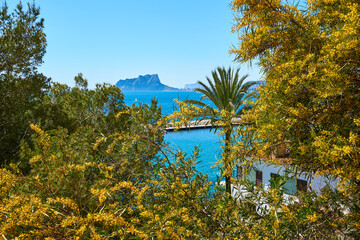 Moraira Views .El portet and Moraira harbour 