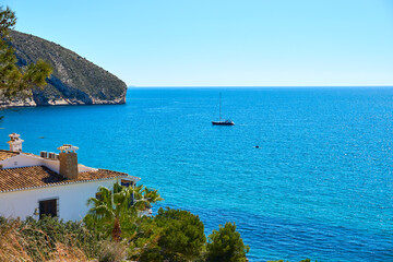 Moraira Views .El portet and Moraira harbour 