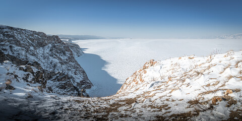 Small rocky bay on Lake Baikal