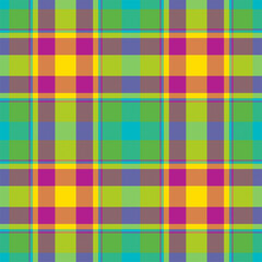 Plaid pattern seamless. Check fabric texture. Stripe square background. Vector textile design.