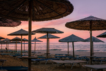umbrellas thassos