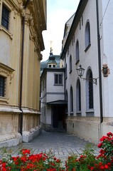 narrow street in Graz