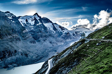 View Of Kaiser Franz Josef In National Park Hohe Tauern With Grossglockner The Highest Mountain...