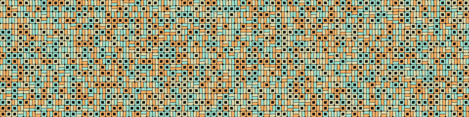 Abstract Geometric Pattern generative computational art illustration