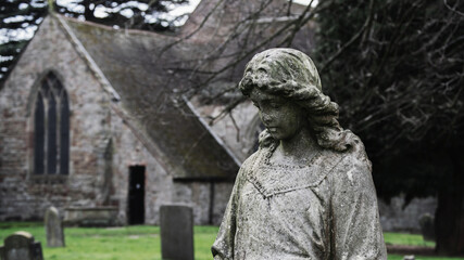 Statue in the Churchyard