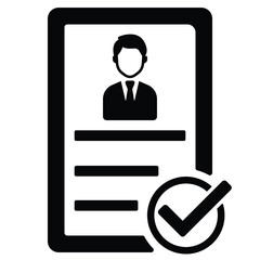 approved office document icon design vector
